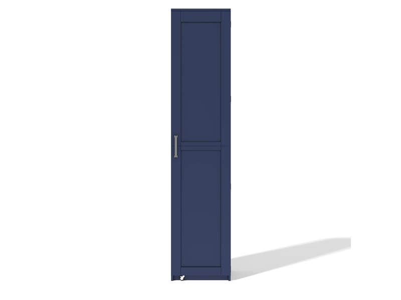  Armoire haute de rangement avec étagères réglables et rangements de porte, 40 x 40 x 183 cm  - Conforama A
