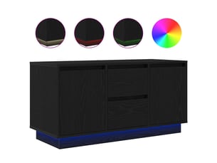 Meuble tv coloris noir 100 cm <strong></strong> <strong></strong>