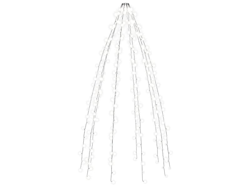  Guirlande lumineuse d'arbre de noël 250 led blanc froid 250 cm  - Conforama A