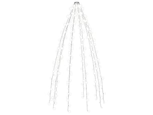 Guirlande lumineuse d'arbre de noël 250 led blanc froid 250 cm