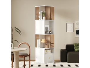 Vitrine coloris bicolore OKMYHOME - 50 cmx160 cm