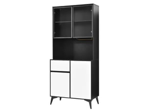 Vitrine coloris noir  DZMDIP  - 80 cmx180 cm