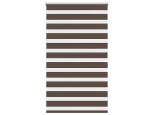 Store vénitien zebra, store de fenêtre 100,9 x 175 cm, largeur du tissu 96,7 cm, couleur café cf48198