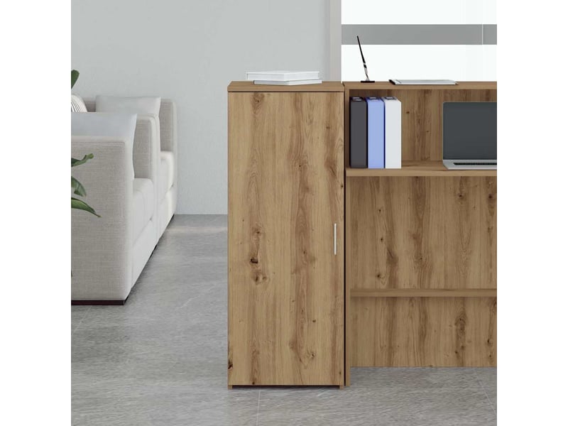  Armoire rangement salon chêne artisanal 40x45x103,5cm bois ingénierie  - Conforama C