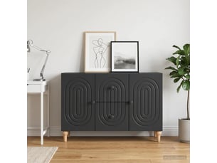 Meuble tv coloris noir 89 cm <strong></strong>  <strong></strong>