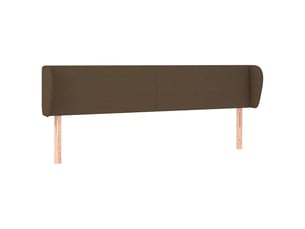 Tete de lit A poser largeur 163 cm marron