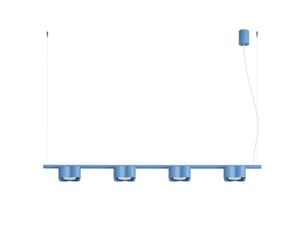 Lustre ovio 4 azur gx53 aluminium moderne 208x122x12cm