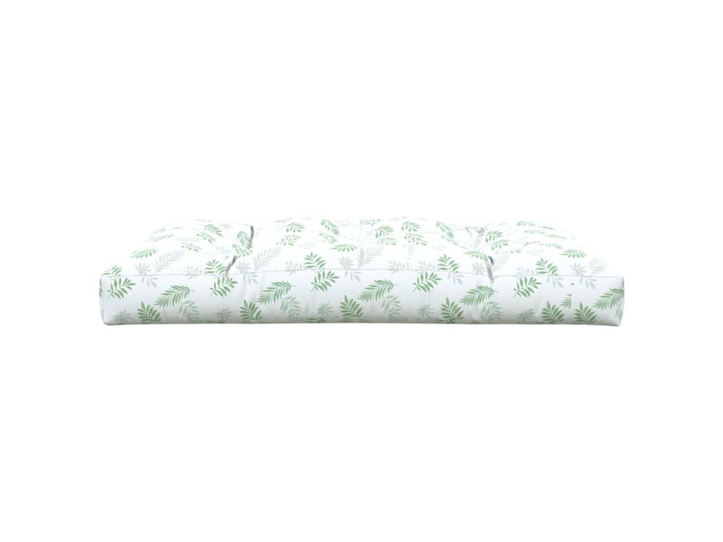  Coussin de palette, coussin de chaise, coussin de canapé à motif de feuilles 120x80x12 cm tissu cf55263  - Conforama E