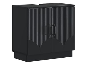 Meuble sous lavabo de salle de bain hoorn noir cf64914