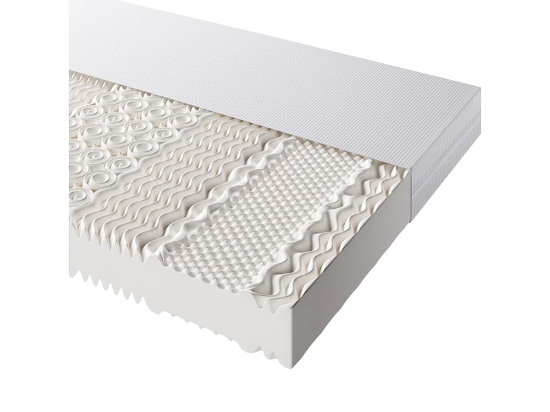  Matelas en mousse froide 180x200 7 zones, h2h3, 20 cm evryae  - Conforama E