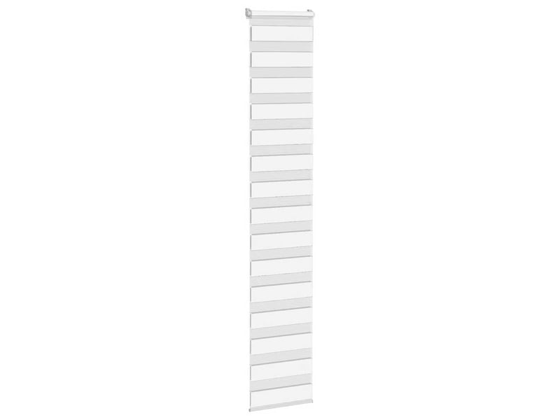 Store zèbre, store de fenêtre blanc 50x200 cm largeur du tissu 45,9 cm polyester cf48402 - Conforama C