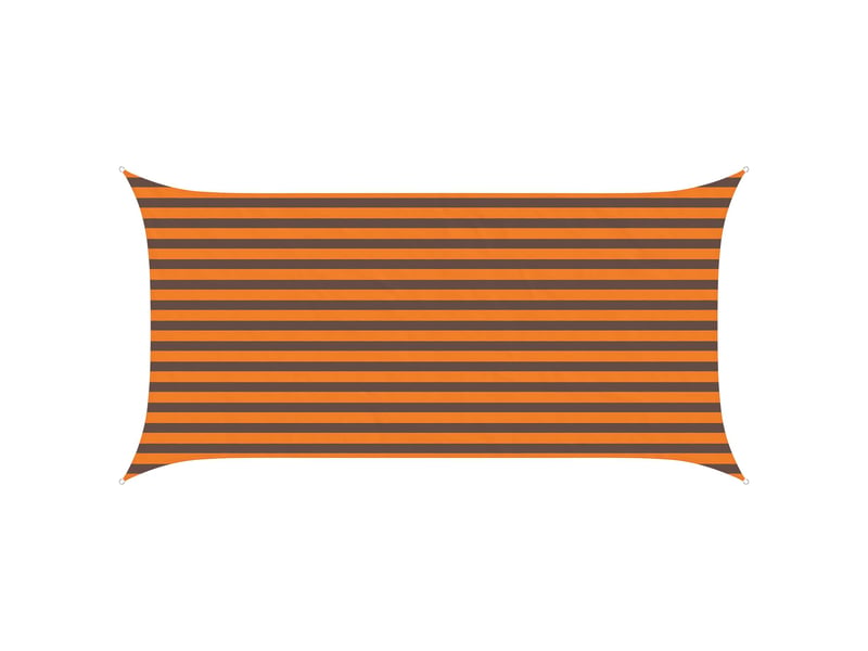 Voile d'ombre - voile d'ombrage - voile parasol orange et marron 2 x 4 m 100 % polyester oxford - Conforama A