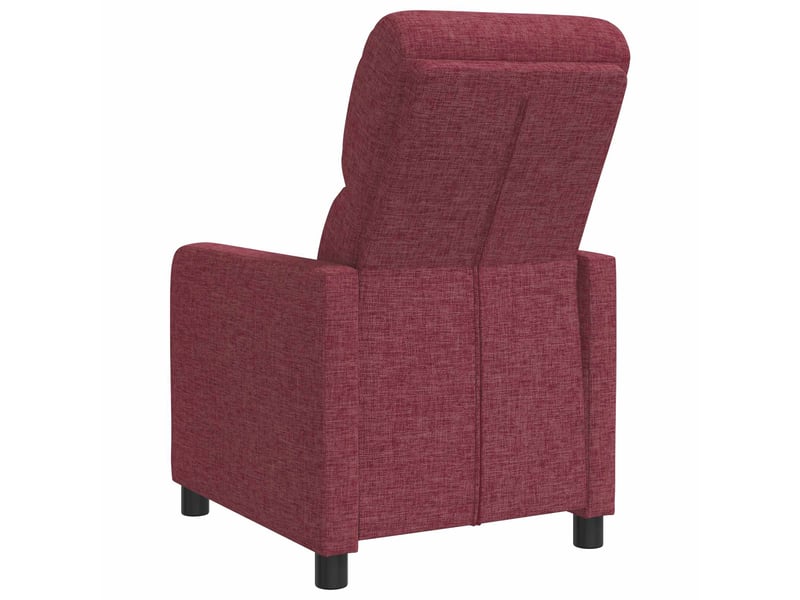 Vidaxl fauteuil inclinable bordeaux polyester - Conforama E