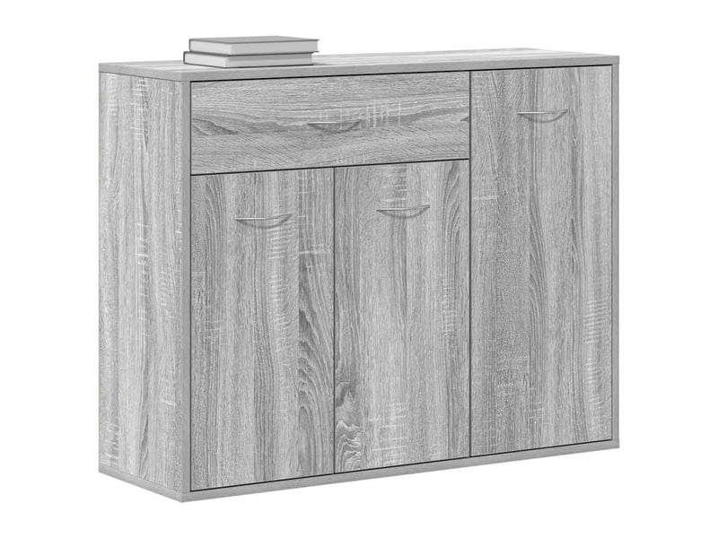  Buffet - bahut - meuble de rangement sonoma gris 88x30x70 cm bois d'ingénierie  - Conforama D