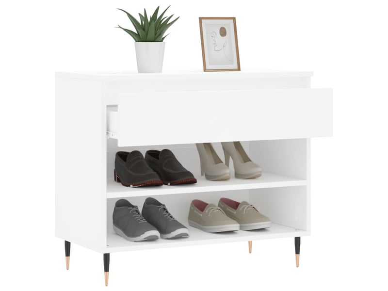  Meuble à chaussure | armoire à chaussures blanc 70x36x60 cm bois d'ingénierie shl9427  - Conforama D