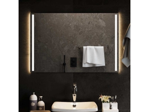 Miroir de salle de bain, miroir de toilette à led 90x60 cm cf62514