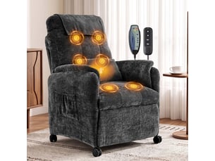 Fauteuil convertible   Polyester gris