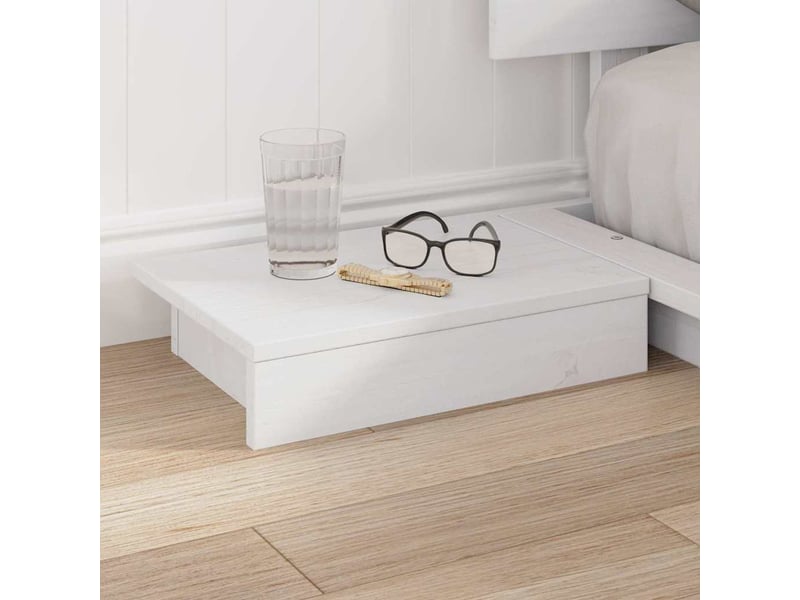 Lit double- lit adulte - cadre de lit blanc 120 x 190 cm bois - Conforama B