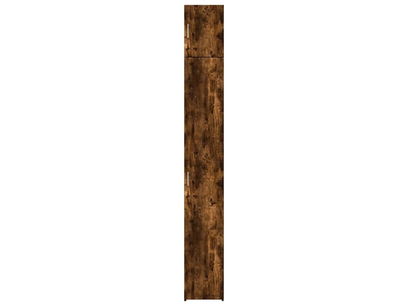  Buffet - armoire de rangement mince chêne fumé 30x42,5x225 cm  - Conforama D