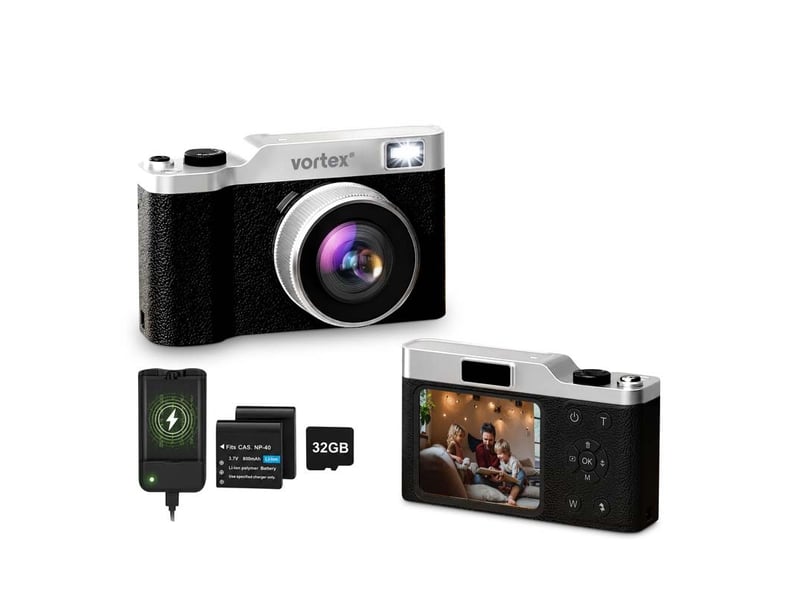 Vortex - optic 5 - appareil photo numérique pour enfant hd avec jeux intégrés - full hd - zoom 5x - Conforama A