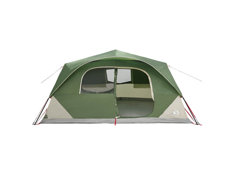  Tente instantanée, tente de camping 10 personne vert polyester et acier  - Conforama D