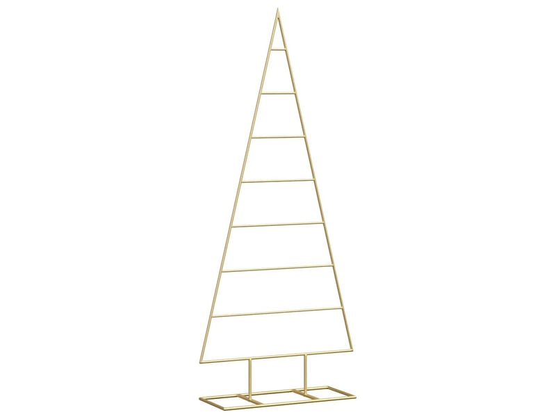  Sapin de noël - arbre de noël en métal doré 125 cm acier peint par poudre  - Conforama A