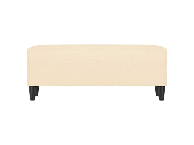  Banc d'entrée, banc d'intérieur crème 100x35x41 cm tissu shl15244  - Conforama C