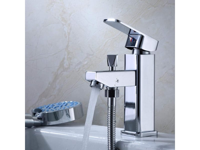  Robinet lavabo robinets de cuisine de lavabos robinet évier robinet salle bain monotrou robinet eau chaude et froide lavabo salle de bain  - Conforama D