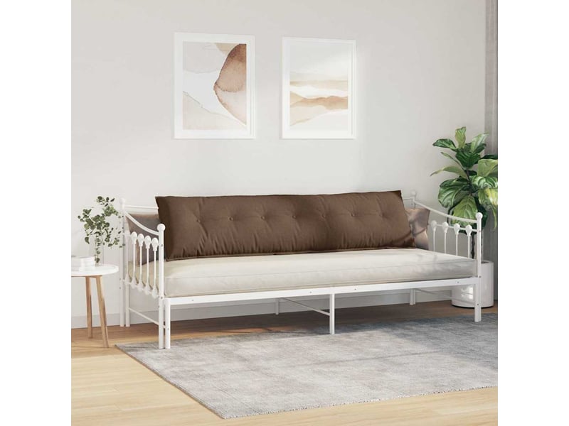 Coussin de dos, coussin de dossier marron 200 x 19 x 50 cm tissu cf54804 - Conforama D
