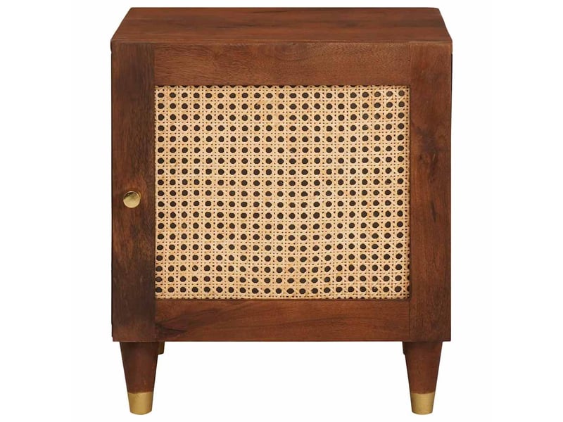  Table de chevet - cabinet de chevet - table de nuit 2 pièces marron 40 x 33,5 x 46 cm  - Conforama C