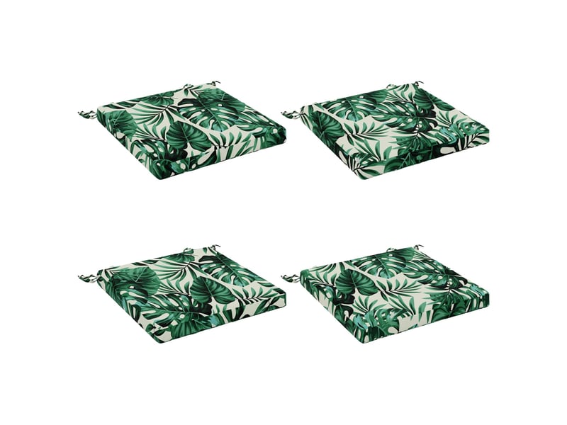 Lot de 4 coussins de siège, coussins d'assise soest 100 % polyester cf60214 - Conforama A