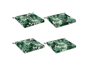 Lot de 4 coussins de siège, coussins d'assise soest 100 % polyester cf60214