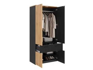 Armoire DESVIAE coloris bicolore largeur 50 cm