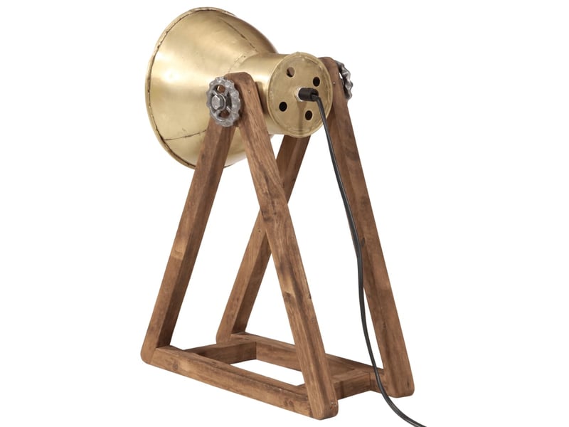  Lampe de bureau 25 w laiton antique 30x17x40 cm e27  - Conforama E