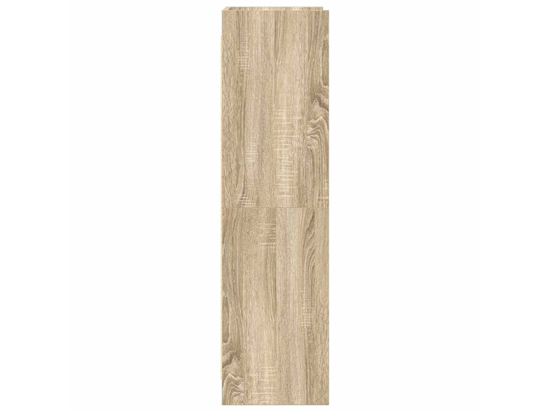  Bibliothèque, meuble de rangement salon chêne sonoma 59 x 30 x 111 cm bois d'ingénierie  - Conforama E