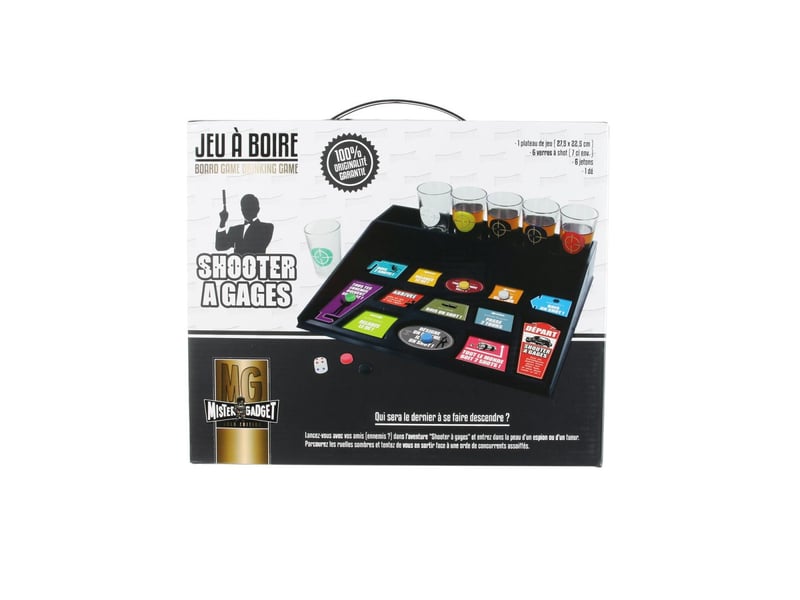  Jeu à boire 6 shooters à gages 27cm multicolore  - Conforama D