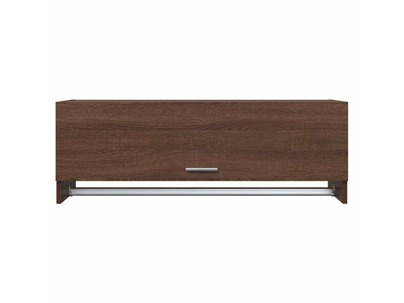  Garde-robe chambre, armoire de rangement chêne marron 100x32,5x35 cm bois d'ingénierie  - Conforama E