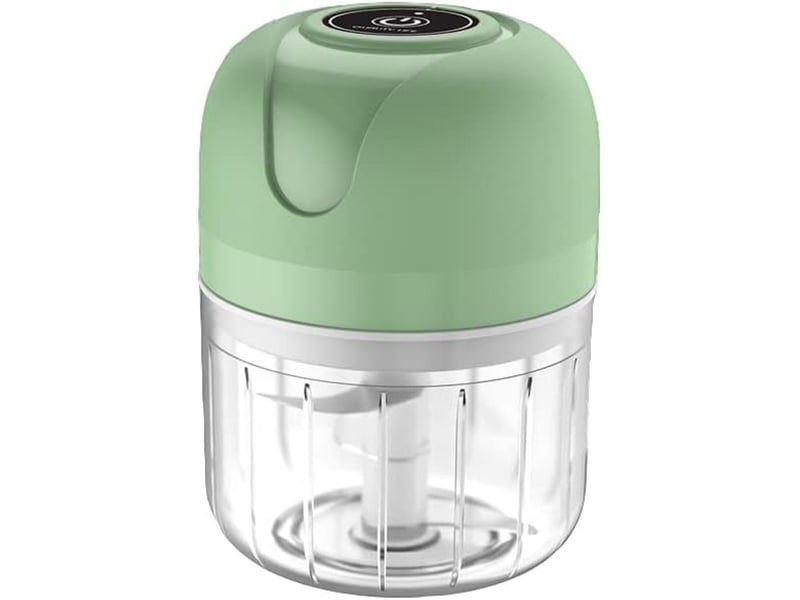  Mini hachoir électrique usb rechargeable 250ml - sans fil - pour ail, oignons, viande, piment - compact &amp; puissant  - Conforama A