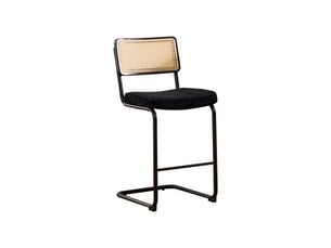 tabouret de bar  PANGIVO W5171P479848 - noir vendu Par paire