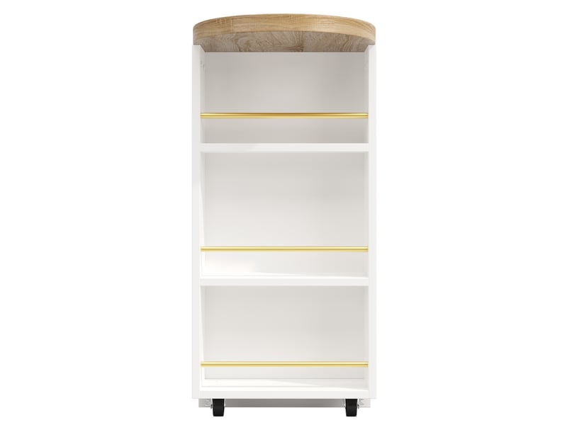  Table de bar 128-203x39x90 cm pivotante mdf blanche  - Conforama D