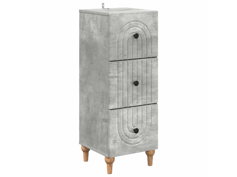 Armoire de rangement bureau, armoire à tiroirs 33 x 34.5 x 90 cm bois d'ingénierie shl4498  - Conforama A