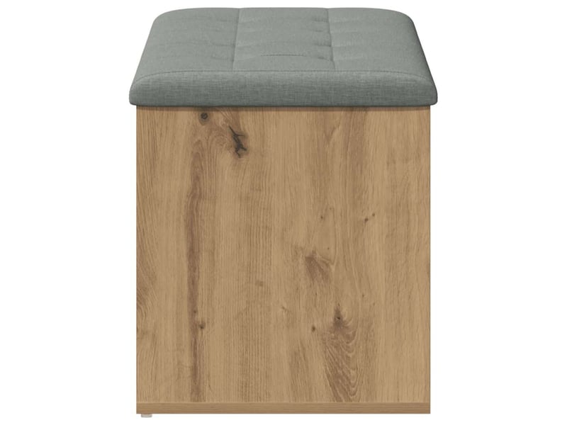  Banc chambre, banc de rangement chêne artisanal 102x42x45cm bois d'ingénierie  - Conforama D