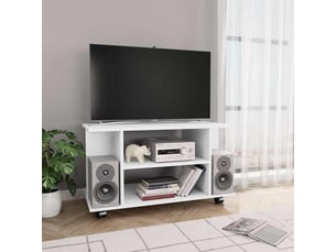Meuble tv coloris blanc 80 cm <strong></strong>  <strong></strong>