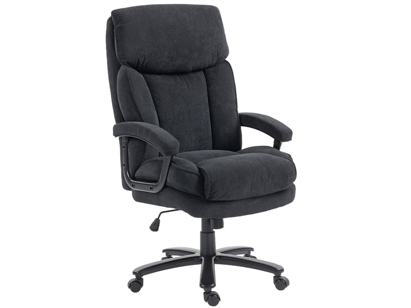  Fauteuil de bureau pivotant réglable jusqu'à 200 kg noir 68,5 x 79 x 125 cm  - Conforama B