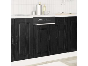 Panneau de lave-vaisselle chêne noir 45x1,5x57cm shl6661