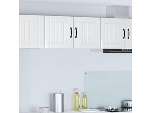 Meuble mural de cuisine, armoire de cuisine blanc brillant 80x31x40cm shl8910