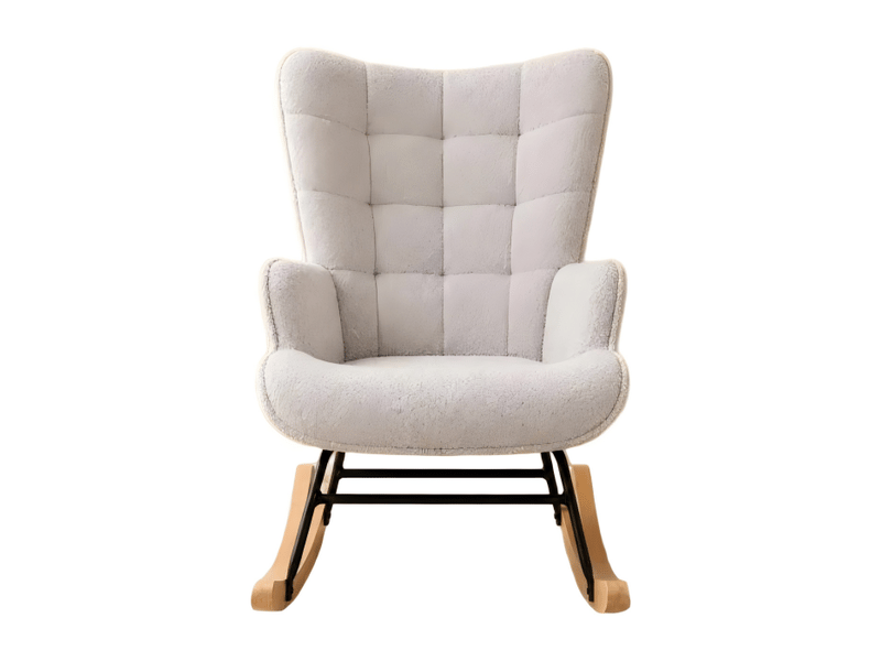  Commode 4 tiroirs avec style rayures verticales, armoire de rangement avec pieds hauts, meuble chambre en couleur bois naturel  - Conforama A