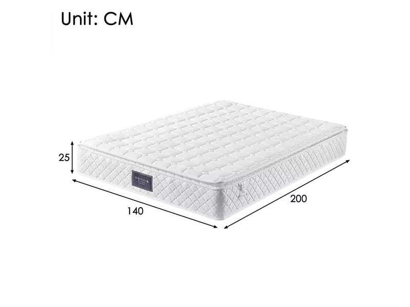  Lit coffre 140 x 200 cm gris en lin avec matelas, led, ports usb et usb-c  - Conforama E