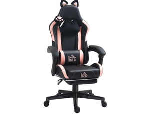 Fauteuil gaming <strong>DESMIU</strong> <strong></strong> avec assise réglable en hauteur