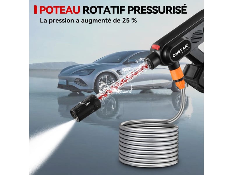  Laveuse haute pression sans fil 150 bar 5 en 1 3 vitesses avec 2 batteries 2ah 297014_AAAOT92483_6_DROPFR - Conforama C
